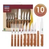 CHURRASQUEIRA INOX A GÁS 4 QUEIMADORES AHC04 MIMO STYLE + KIT CHURRASCO TRAMONTINA 10 PEÇAS INOX CABO MADEIRA - Imagem 3