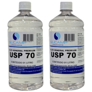 Kit com duas unidades de Óleo Mineral Premium Grau USP 70